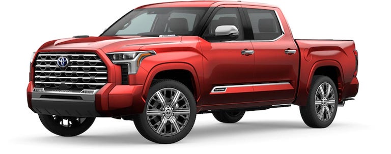 2022 Toyota Tundra Capstone in Supersonic Red | Atlantic Toyota in West Islip NY