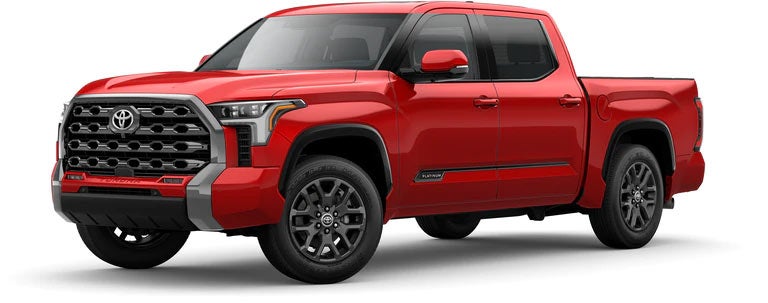 2022 Toyota Tundra in Platinum  Supersonic Red | Atlantic Toyota in West Islip NY