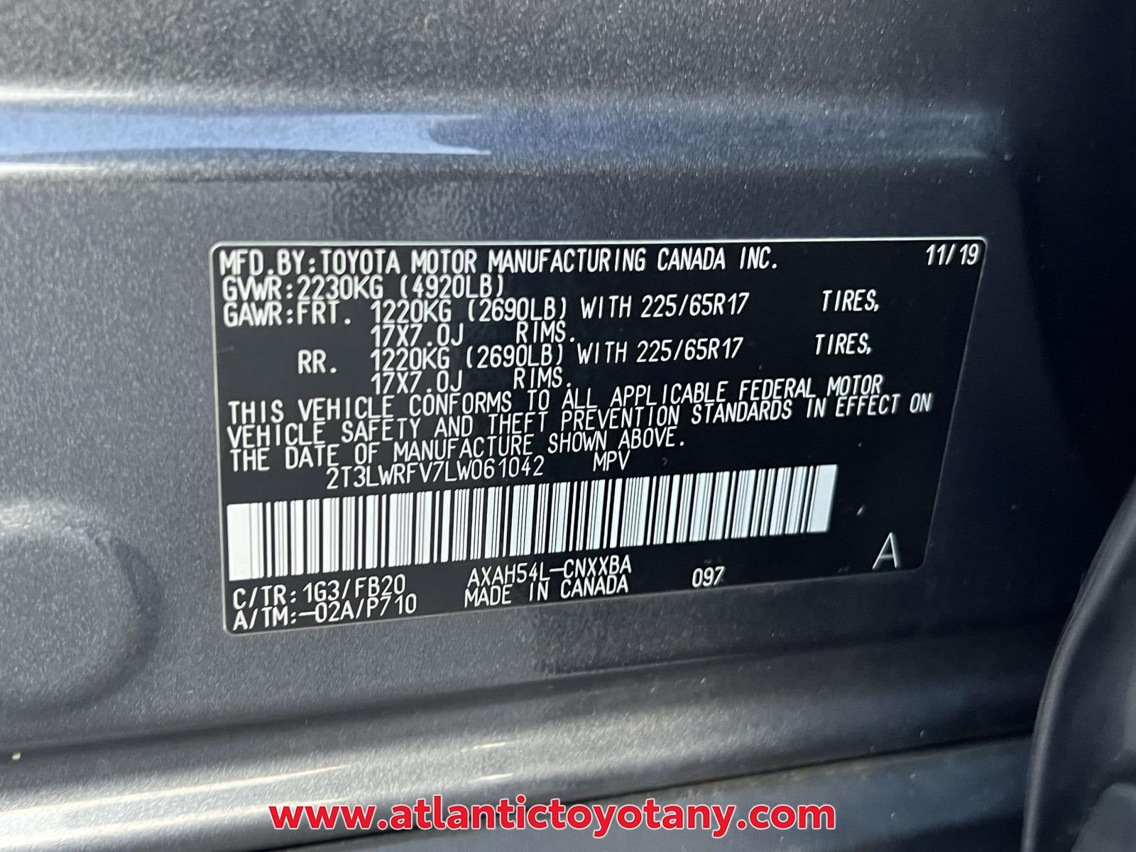 2020 Toyota RAV4 Hybrid LE