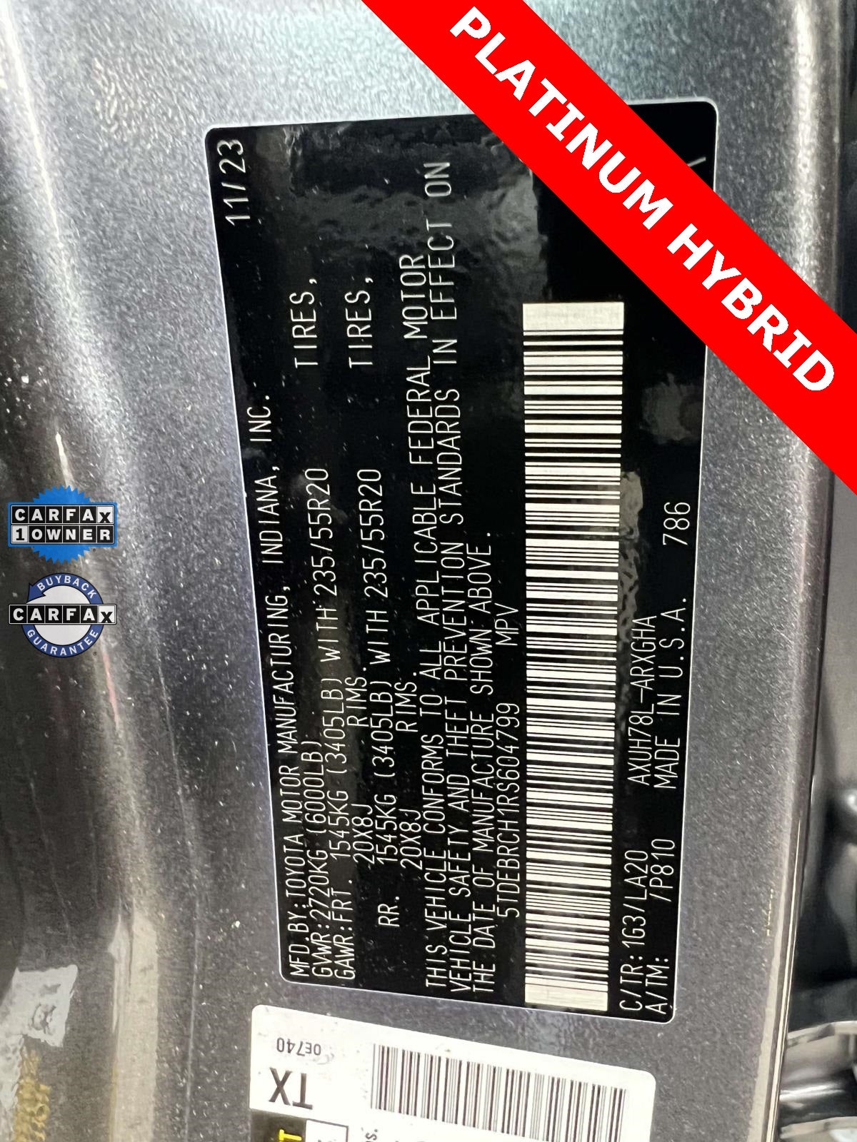 2024 Toyota Highlander Hybrid Platinum