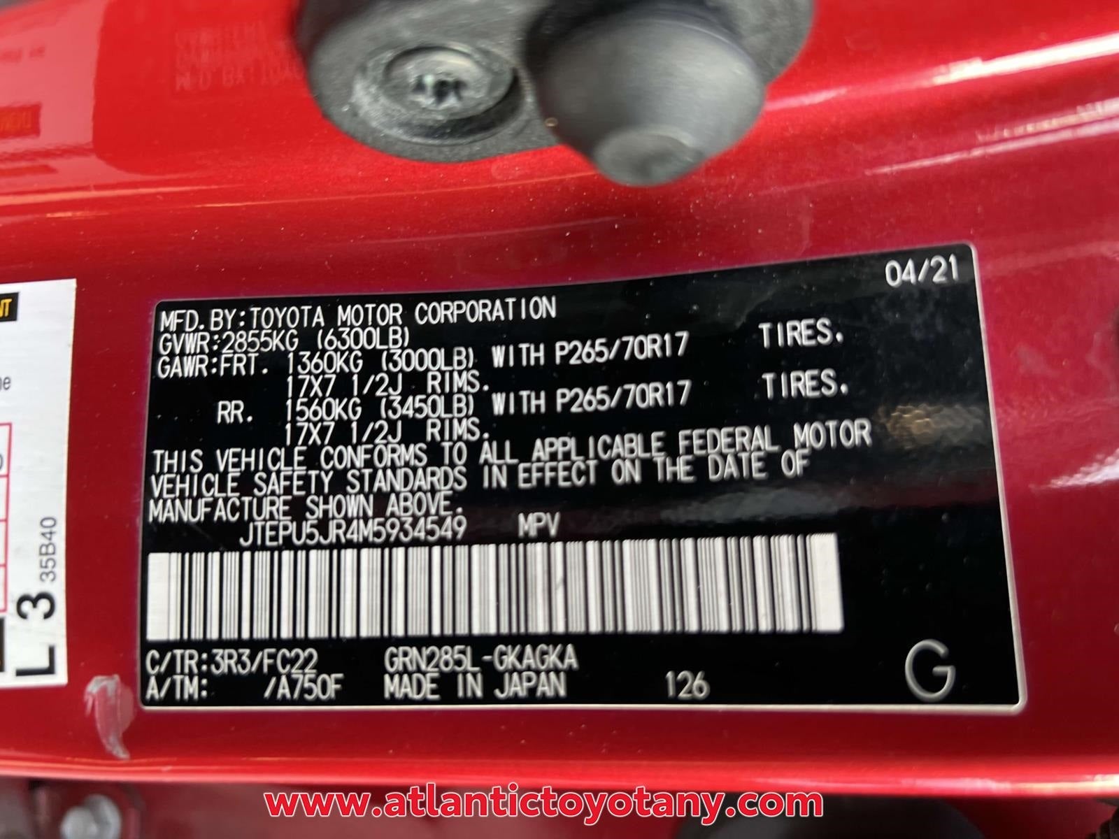 2021 Toyota 4Runner TRD Off Road