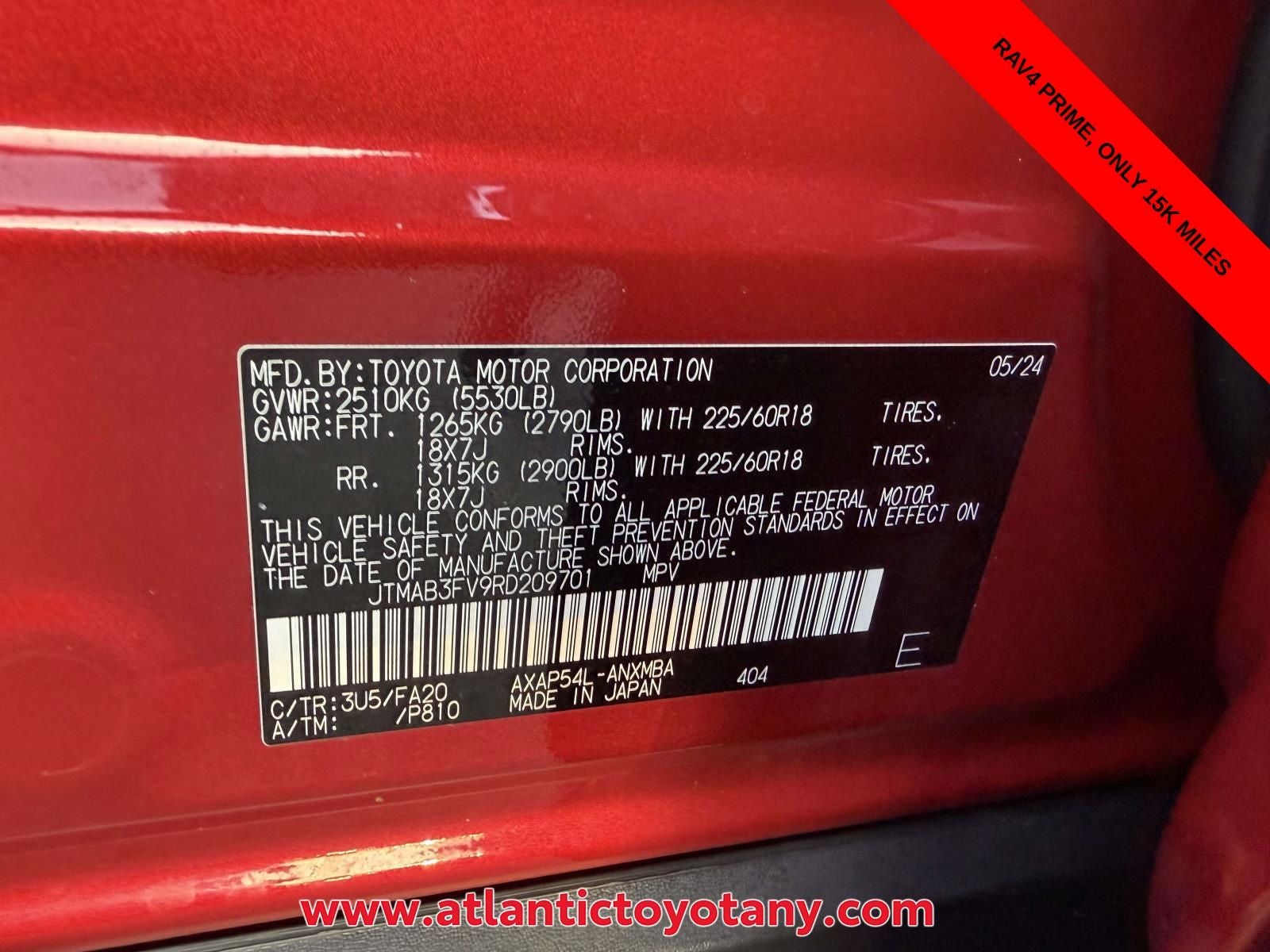 2024 Toyota RAV4 Prime SE