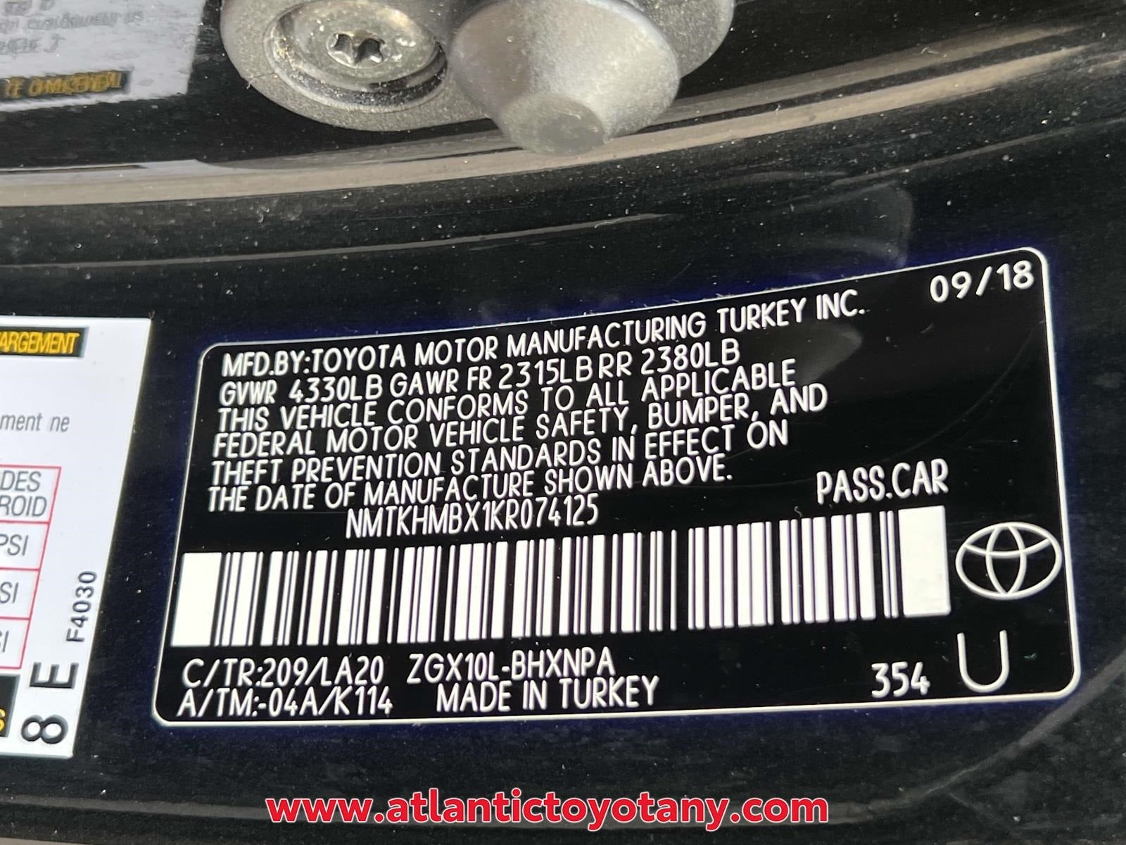 2019 Toyota C-HR Limited