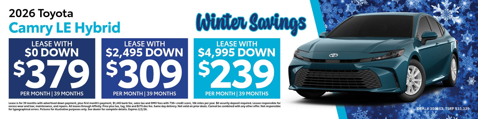 2026 Toyota Camry LE Hybrid