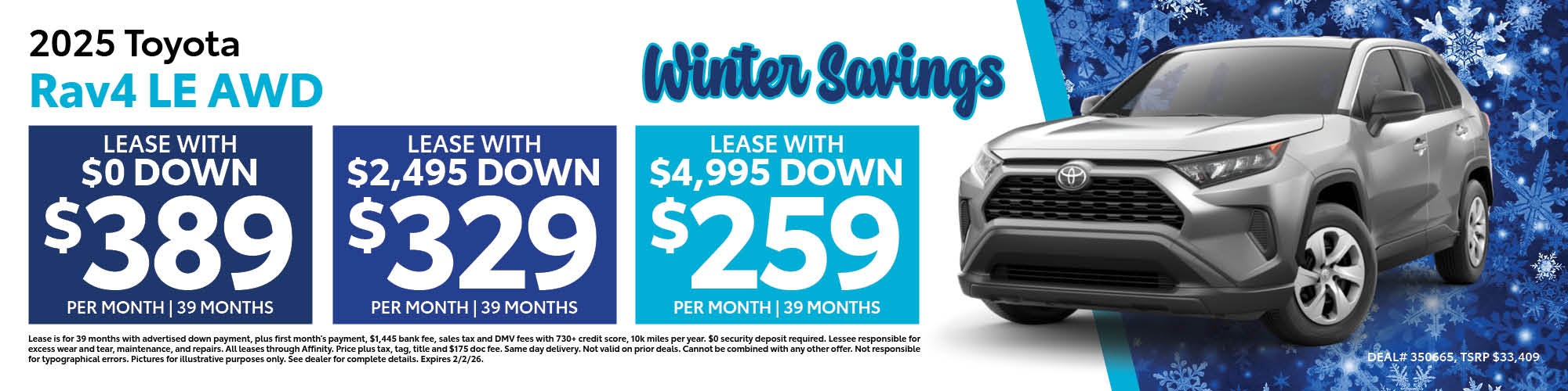 2025 Toyota Rav4 LE AWD